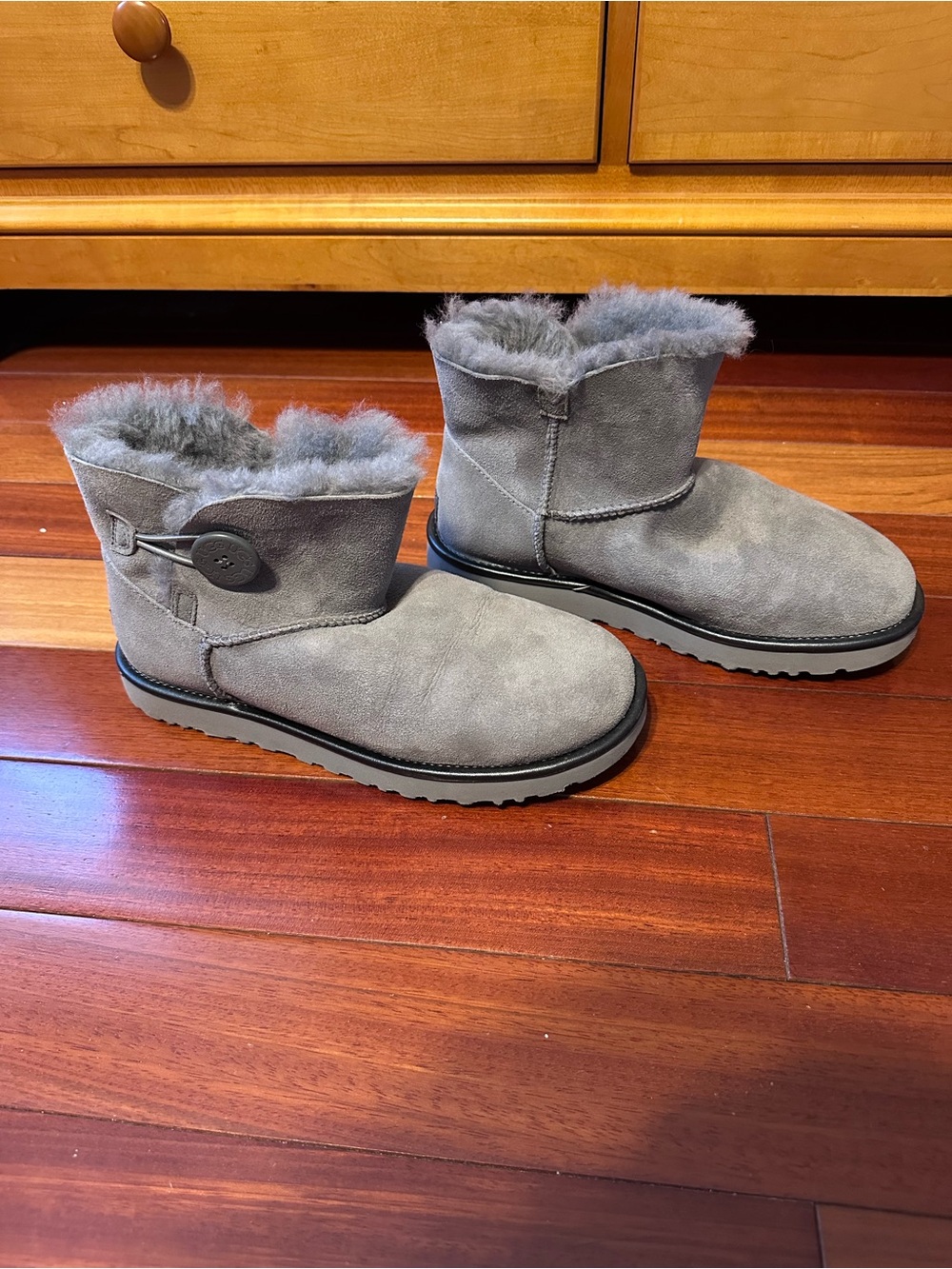UGG Mini Bailey Button II Metallic Boot